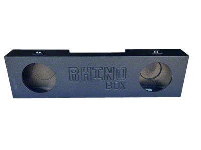 Dual 10-Inch Up Firing Subwoofer Box; Poly Coated (20-24 Titan)