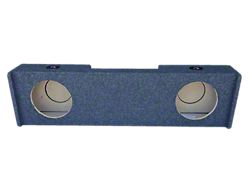 Dual 12-Inch Down Firing Subwoofer Box; Carpeted (20-24 Titan)