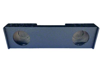 Dual 12-Inch Down Firing Subwoofer Box; Poly Coated (20-24 Titan)
