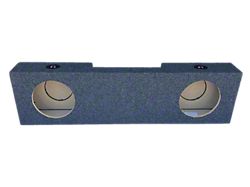 Dual 8-Inch Up Firing Subwoofer Box; Carpeted (20-24 Titan)