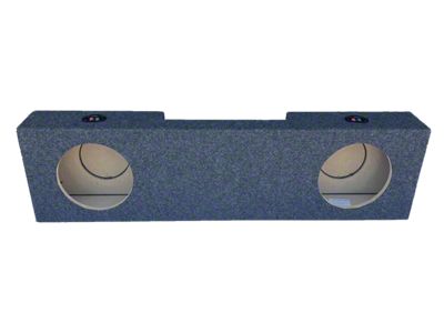 Dual 8-Inch Up Firing Subwoofer Box; Carpeted (20-24 Titan)