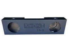Dual 8-Inch Up Firing Subwoofer Box; Poly Coated (20-24 Titan)