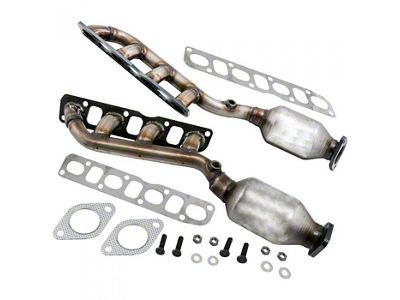 Exhaust Manifold with Catalytic Converter; Driver Side (04-15 Titan)
