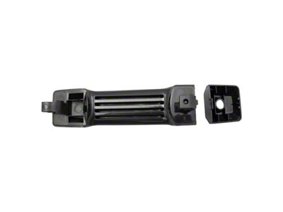 Exterior Door Handle; Front Driver Side; Black (04-18 Titan w/ Lock Provision & w/o Smart Key Keyless Entry)