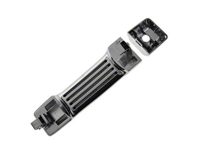 Exterior Door Handle; Front Driver Side; Chrome (04-18 Titan w/ Lock Provision & w/o Smart Key Keyless Entry)