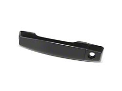 Exterior Door Handle with Keyhole; Front Driver Side; Primed Black (04-15 Titan)