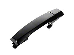 Exterior Door Handle; Rear; Smooth Black (04-18 Titan)