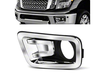 Fog Light Bezel; Driver Side (17-24 Titan)