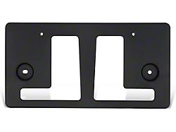 Front License Plate Mounting Bracket; Black (17-19 Titan)