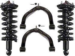Front Strut and Spring Assemblies with Front Upper Control Arms (04-19 4WD Titan w/o Off-Road Package)