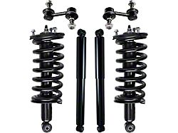 Front Strut and Spring Assemblies with Rear Shocks and Sway Bar Links (04-15 2WD Titan w/o Off-Road Package)