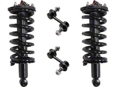 Front Strut and Spring Assemblies with Sway Bar Links (04-15 4WD Titan w/o Off-Road Package)