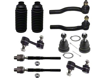 Front Upper Ball Joints with Sway Bar Links and Tie Rods (04-15 Titan)