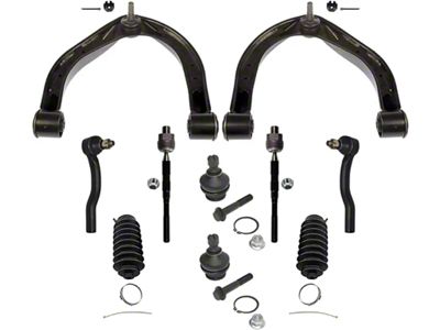 Front Upper Control Arms with Ball Joints and Tie Rods (04-15 Titan)