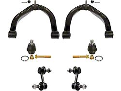 Front Upper Control Arms with Lower Ball Joints and Sway Bar Links (04-15 Titan)