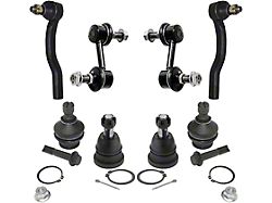 Front Upper and Lower Ball Joints with Sway Bar Links and Tie Rods (04-15 Titan)