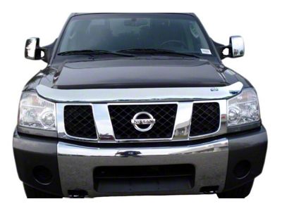 Hood Shield; Chrome (04-15 Titan)