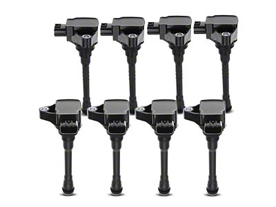 Ignition Coils with 3-Pins; Set of Eight (17-20 Titan)