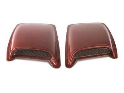In-Channel Ventvisor Window Deflectors; Front; Dark Smoke (04-15 Titan)
