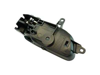 Interior Door Handles; Front; Chrome and Black (17-18 Titan)