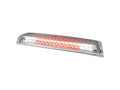 LED Third Brake Light; Chrome Housing; Clear Lens (04-15 Titan)