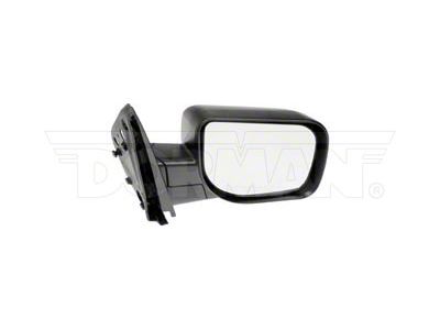 Manual Non-Heated Side Mirror; Passenger Side; Textured Black (04-14 Titan)