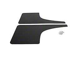 Mud Flaps; Rear; Gloss Carbon Fiber Vinyl (17-24 Titan)