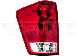 OE Style Tail Light; Black Housing; Red/Clear Lens; Driver Side (04-15 Titan, Excluding LE)