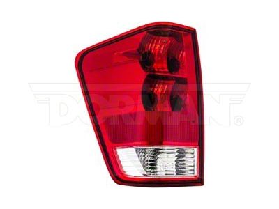 OE Style Tail Light; Black Housing; Red/Clear Lens; Driver Side (04-15 Titan, Excluding LE)