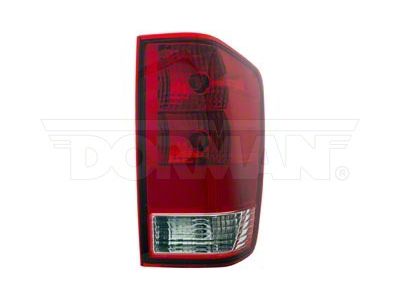 OE Style Tail Light; Chrome Housing; Red/Clear Lens; Passenger Side (05-15 Titan, Excluding XE)