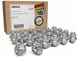 OEM Factory Style Chrome Lug Nut Kit; M12 x 1.25; Set of 24 (04-24 Titan)