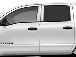 Pillar Post Trim; Stainless Steel; 4-Piece (17-24 Titan Crew Cab)