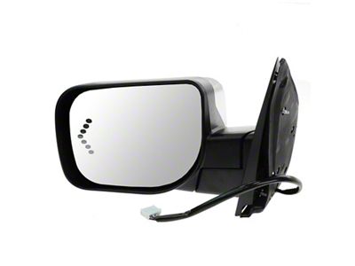 Powered Heated Mirrors with 7-Dot Style Turn Signal; Chrome (2009 Titan)