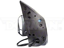 Powered Heated Side Mirror; Driver Side; Textured Black (08-12 Titan PRO-4X w/ Memory Mirrors & Big Towing Package)