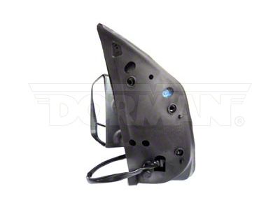 Powered Heated Side Mirror; Driver Side; Textured Black (08-12 Titan PRO-4X w/ Memory Mirrors & Big Towing Package)