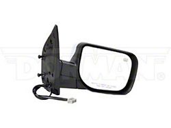 Powered Heated Side Mirror; Passenger Side; Black (04-06 Titan LE w/ Memory Mirrors & w/o Big Towing Package)