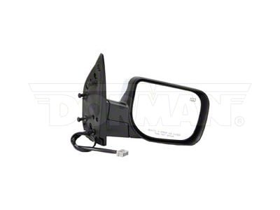 Powered Heated Side Mirror; Passenger Side; Black (04-06 Titan LE w/ Memory Mirrors & w/o Big Towing Package)