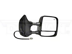 Powered Heated Side Mirror; Passenger Side; Black (04-05 Titan SE w/ Big Towing Package)