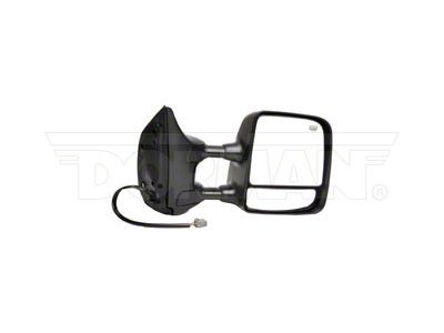 Powered Heated Side Mirror; Passenger Side; Textured Black (08-12 Titan PRO-4X w/ Memory Mirrors & Big Towing Package)
