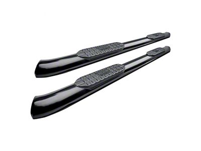 Westin Pro Traxx 5-Inch Oval Side Step Bars; Black (17-24 Titan Crew Cab)