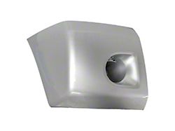 Replacement Aftermarket Front Bumper End Cap; Passenger Side; Radiant Silver Metallic (08-15 Titan)