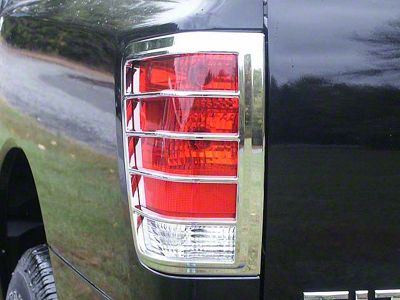 Tail Light Bezels; Chrome (04-15 Titan)