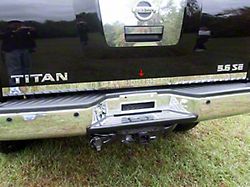 Tailgate Deck Trim; Stainless Steel (04-15 Titan)