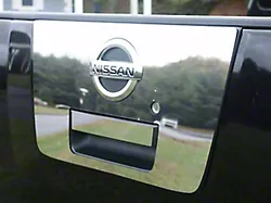 Tailgate Handle Accent Trim; Stainless Steel (04-13 Titan)
