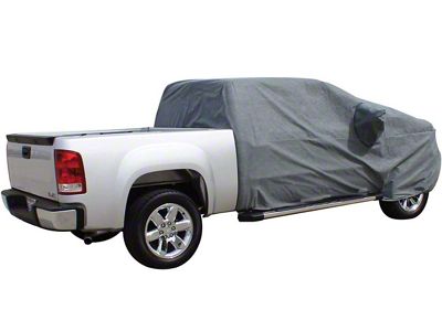 Universal Easyfit Truck Cab Cover; Gray (04-24 Titan King Cab)