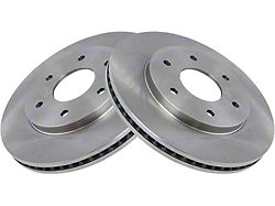 Vented 6-Lug Rotors; Front Pair (04-3/05 Titan)