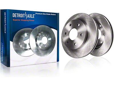 Vented 6-Lug Rotors; Front Pair (08-24 Titan)