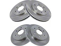 Vented 6-Lug Rotors; Front and Rear (04-3/05 Titan)