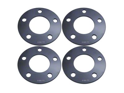 Titan Wheel Accessories 5mm Hubcentric Wheel Spacers; Set of Four (87-06 Jeep Wrangler YJ & TJ)