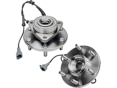 Wheel Hub Assemblies; Front (04-07 Titan)